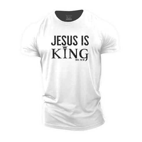 Men's Jesus Is King Cotton T-Shirt